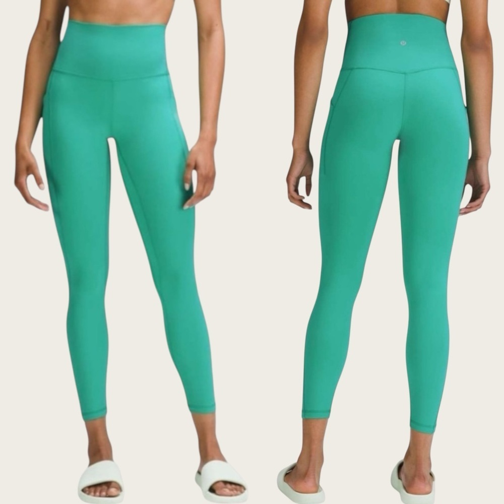 Lululemon Align High-Rise Pant with Pockets 25"
Kelly Green Size 0 NEW